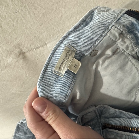 Madewell Light Gray Flare & Wide Leg Jeans - Picture 2 of 3